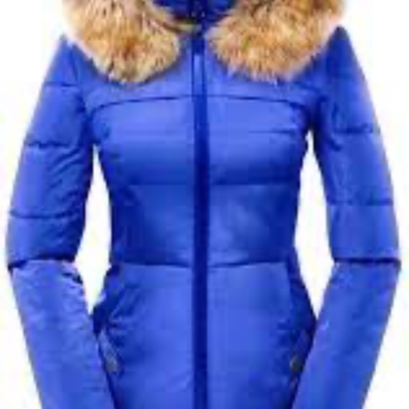 Valuker Women's Down Puffer Coat- S, Royal Blue - Picture 3 of 3
